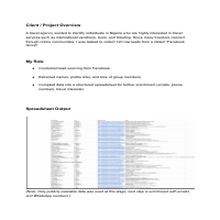 Pre-enrichment Lead Generation