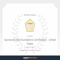 Sponsored Ads Certification