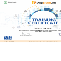 Digiskills.Pk certified for WordPress
