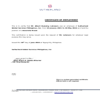 Sutherland  Global Services Philippines, Inc