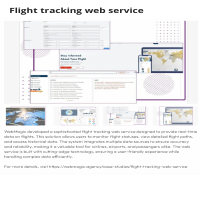 Flight tracking web service
