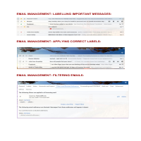 Email Management Labeling important  messages, Ap