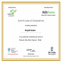 D.E.O certificate