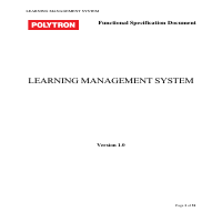 Polytron Learning Management System