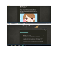 Personal Website/Sample Work using Wix