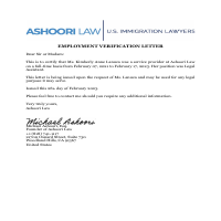 Ashoori Law Certification
