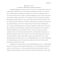 Literary Analysis Essay