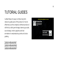 Tutorial Guide portfolio