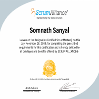 SCRUM MasCertification