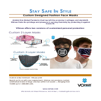 Newsletter I created for Vomax company