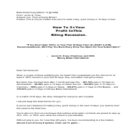 I wrote this Financial Email Copy Sample 