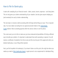 How to file for bankruptcy