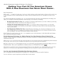 Business Buyers Sales Letter