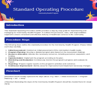 Standard Operating Procedures