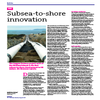 Subsea-to-shore innovation
