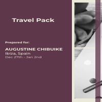 Sample of a Travel Pack Itinerary