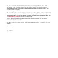 sample e-mail