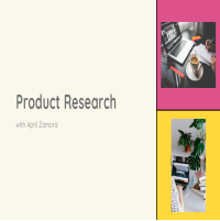 Product Research Presentation