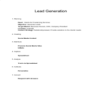 Lead Generation 