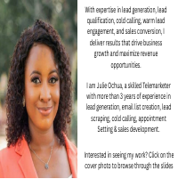 Telemarketing work samples