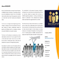 Company profile for Recruitif.