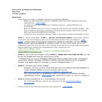 Affiliate Outreach Process