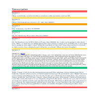 trnnscription work of audio