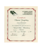 Certificates
