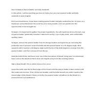 Technical Writing Sample