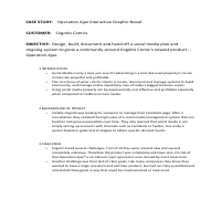 Case Study - Cognito Comics