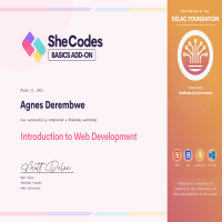 SheCodes Web Development