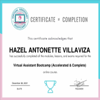  Virtual Assistant Bootcamp Online Course Certification