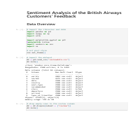 Sentiment Analysis
