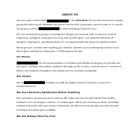 Samle of work written for client