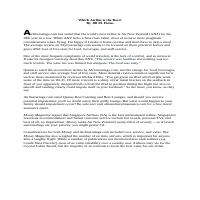 Article Writing Sample