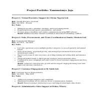 Project Portfolio