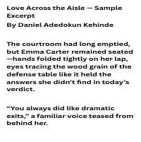 Romance Novel: Love Across the Aisle”