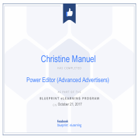 Blueprint - Power Editor (Advanced Advertisers
