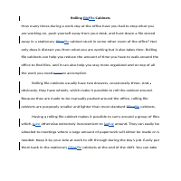 Rolling File Cabinets