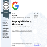 Google DigitAL Marketing and Ecommerce