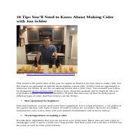 Sample of Blog created for Homebrewing DIY Podcast