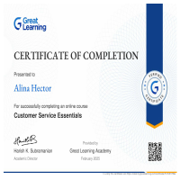 Customer Ser Essentials Certificate
