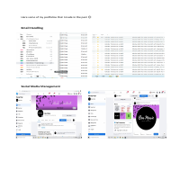 Here are some sample portfolios that I made in the past