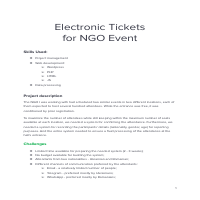 eTickets