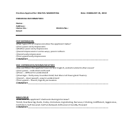 Initial Interview Form