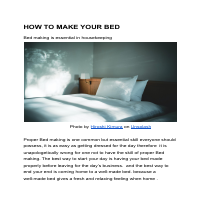 Home keeping tips