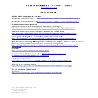 Portfolio Links