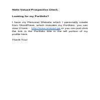 Link to my Portfolio