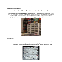 PREVIOUS PRODUCT DESCRIPTION SAMPLES