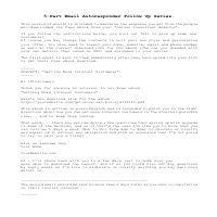 5-Part Email Follow-Up Campaign